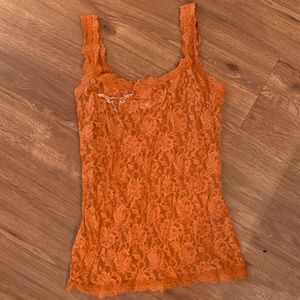UT longhorn lace cami